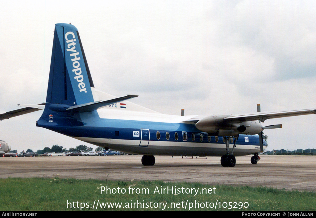 Aircraft Photo of PH-KFE | Fokker F27-500 Friendship | NLM Cityhopper | AirHistory.net #105290