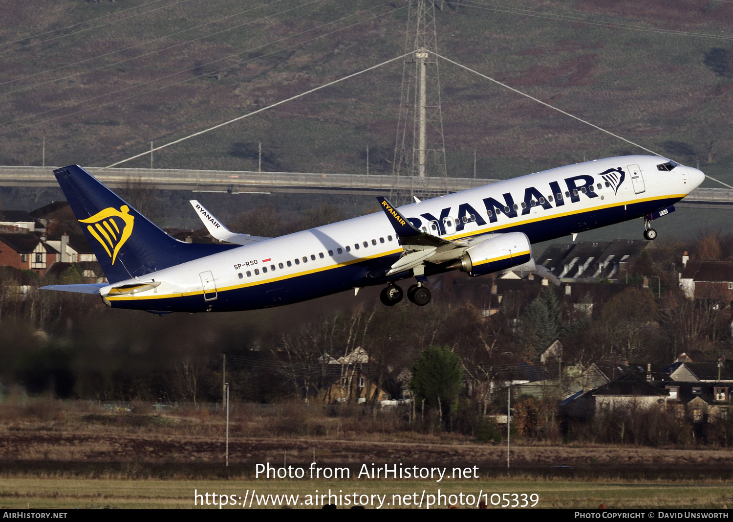 Aircraft Photo of SP-RSO | Boeing 737-800 | Ryanair | AirHistory.net #105339