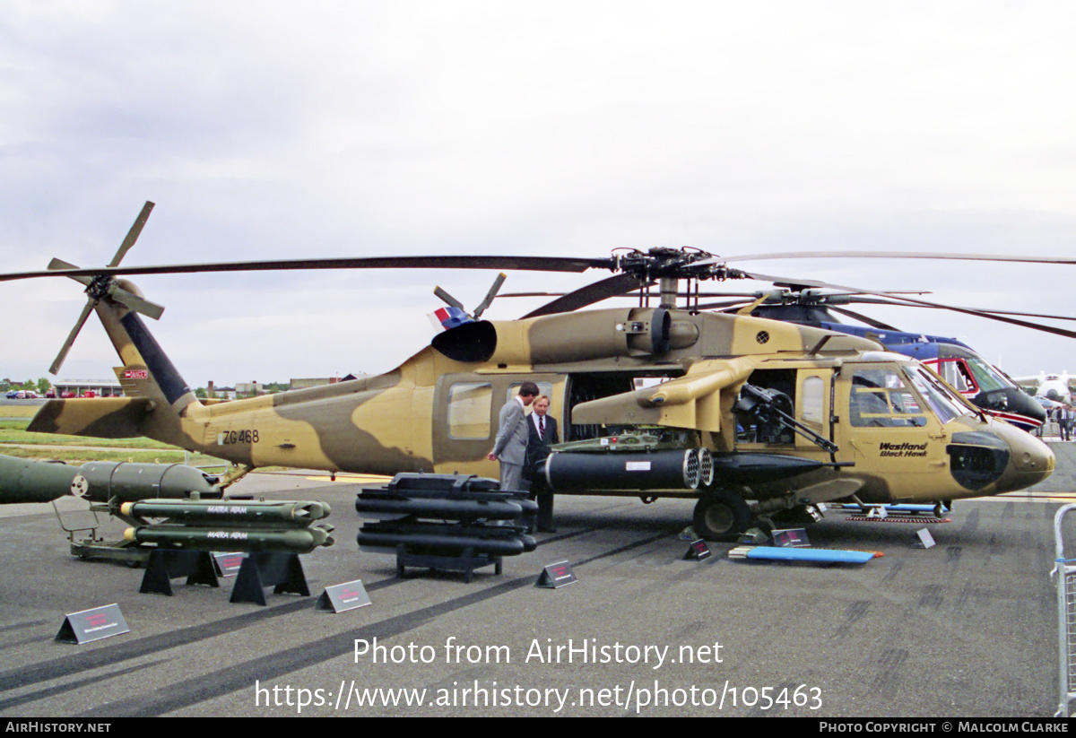 Aircraft Photo of ZG468 | Sikorsky WS-70L (S-70A-19) | Westland Helicopters | AirHistory.net #105463