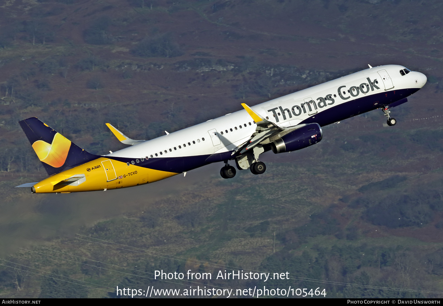 Aircraft Photo of G-TCVD | Airbus A321-231 | Thomas Cook Airlines | AirHistory.net #105464