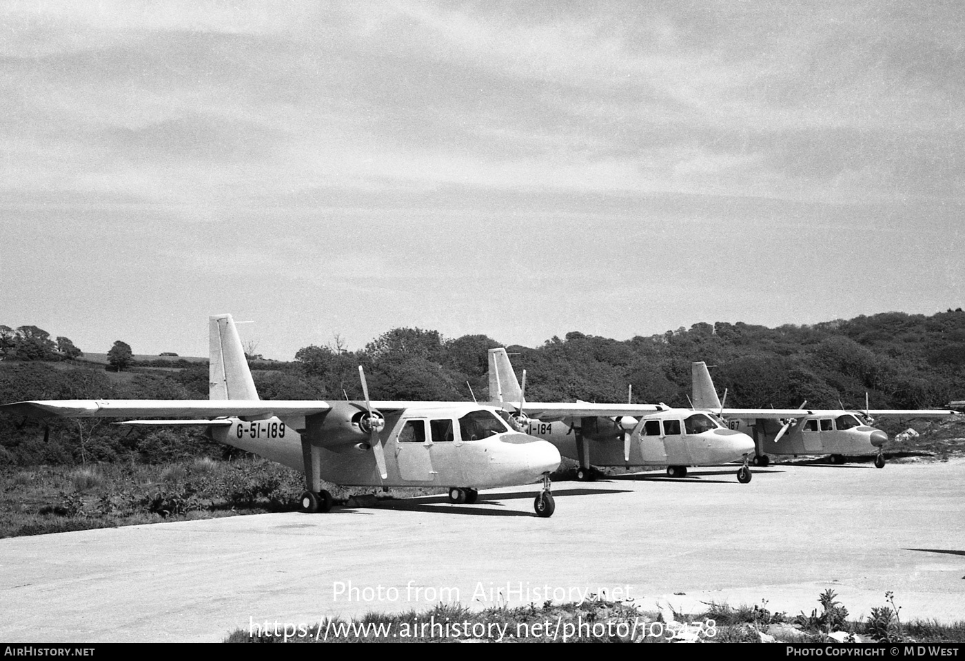 Aircraft Photo of G-51-189 | Britten-Norman BN-2A Islander | AirHistory.net #105478