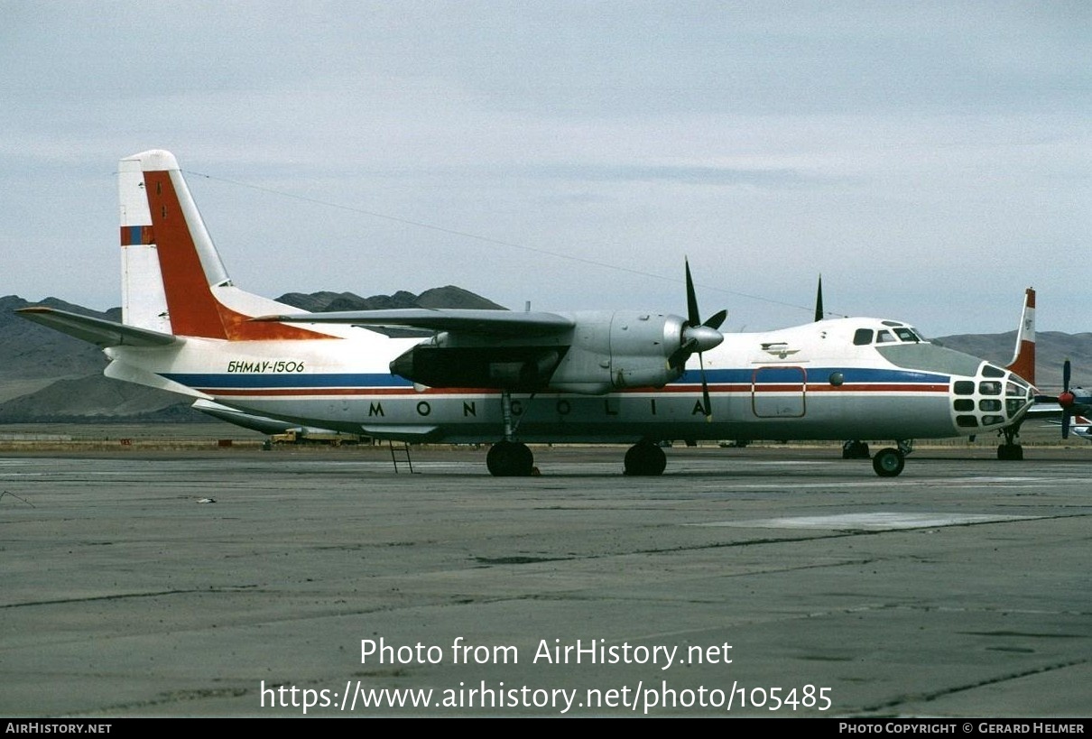 Aircraft Photo of BNMAU-1506 | Antonov An-30 | MIAT Mongolian Airlines | AirHistory.net #105485