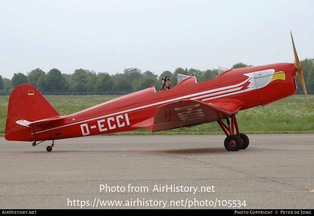 Aircraft Photo of D-ECCI | Klemm Kl 35D | AirHistory.net #105534