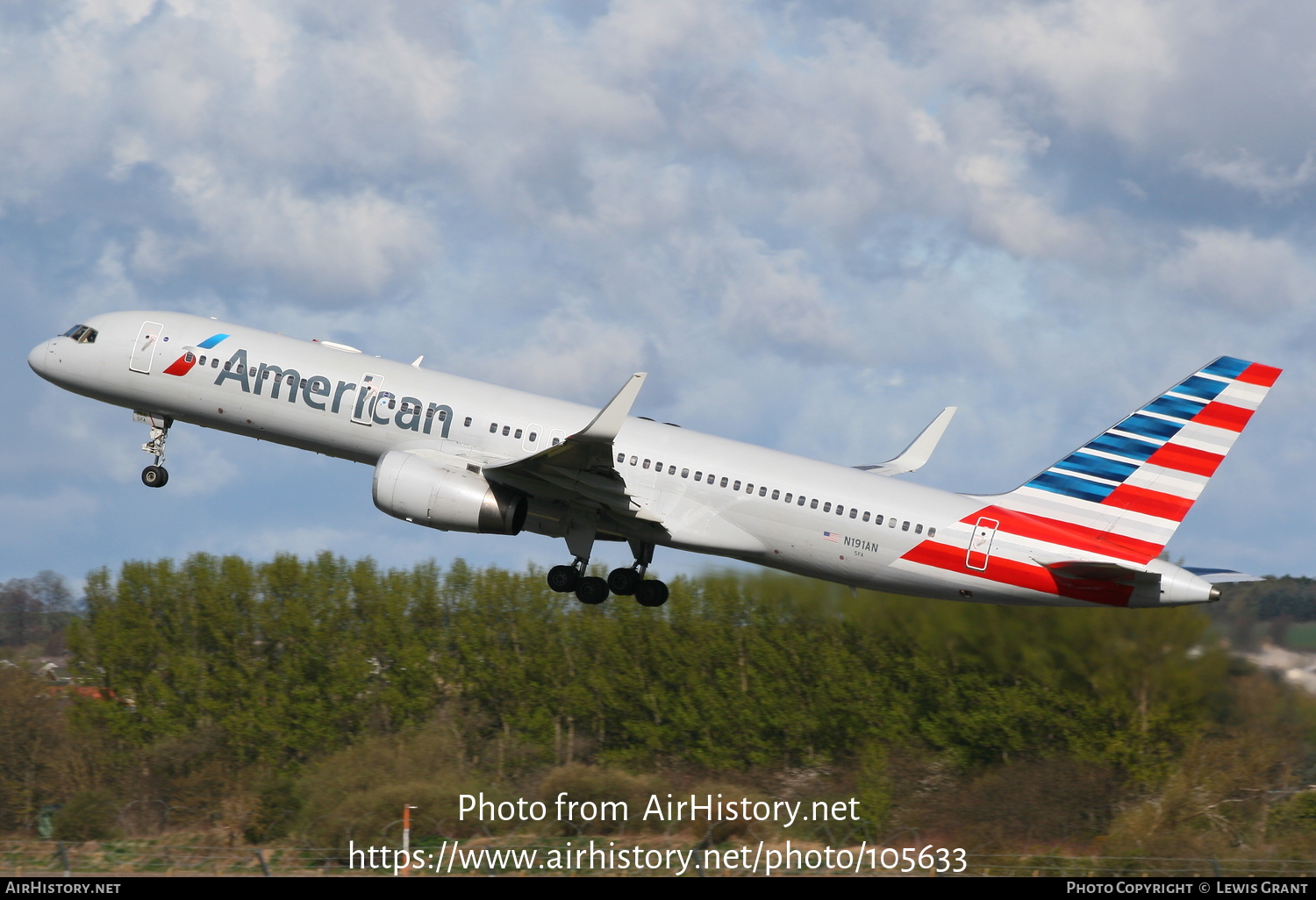 Aircraft Photo of N191AN | Boeing 757-223 | American Airlines | AirHistory.net #105633