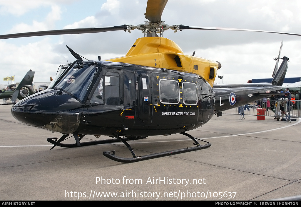 Aircraft Photo of ZJ241 | Bell 412EP Griffin HT1 | UK - Air Force | AirHistory.net #105637