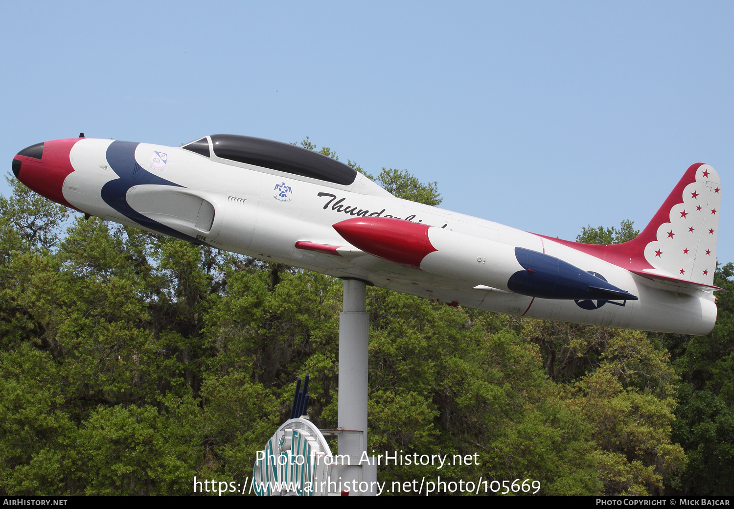 Aircraft Photo of 57-598 | Lockheed T-33A | USA - Air Force | AirHistory.net #105669