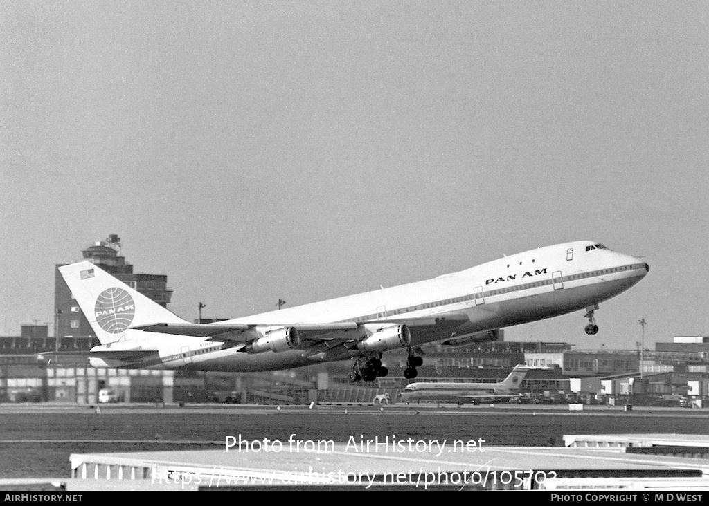 Aircraft Photo of N736PA Boeing 747121 Pan American World Airways