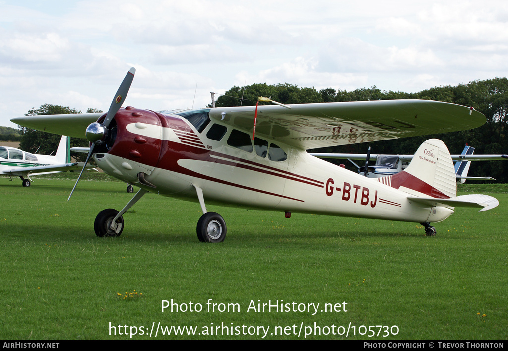 Aircraft Photo of G-BTBJ | Cessna 195B | AirHistory.net #105730