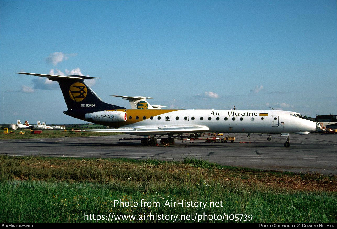 Aircraft Photo of UR-65764 | Tupolev Tu-134A-3 | Air Ukraine | AirHistory.net #105739