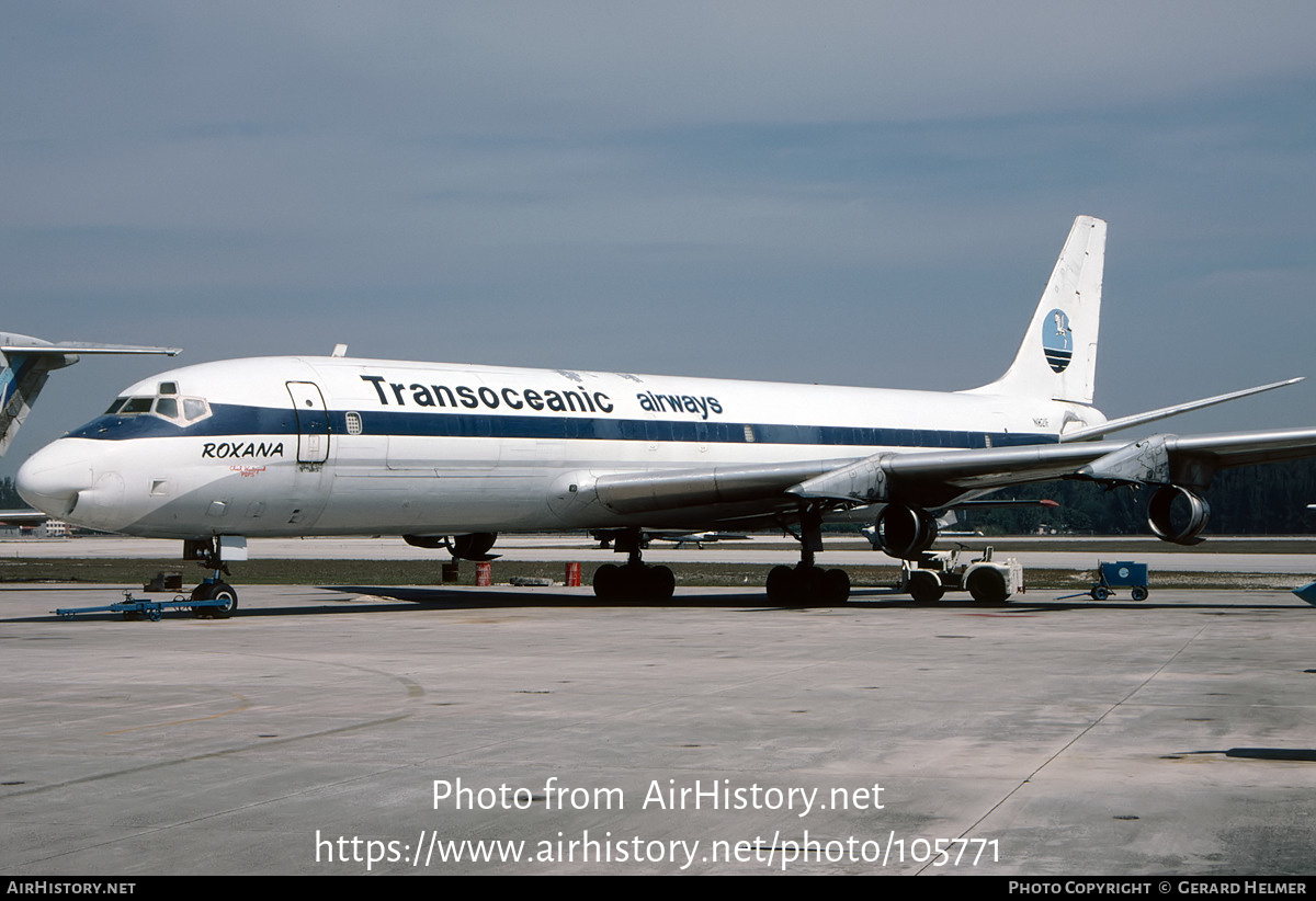 Aircraft Photo of N821F | Douglas DC-8-21(F) | Transoceanic Airways | AirHistory.net #105771