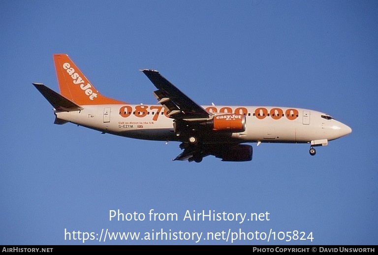 Aircraft Photo of G-EZYM | Boeing 737-33V | EasyJet | AirHistory.net #105824