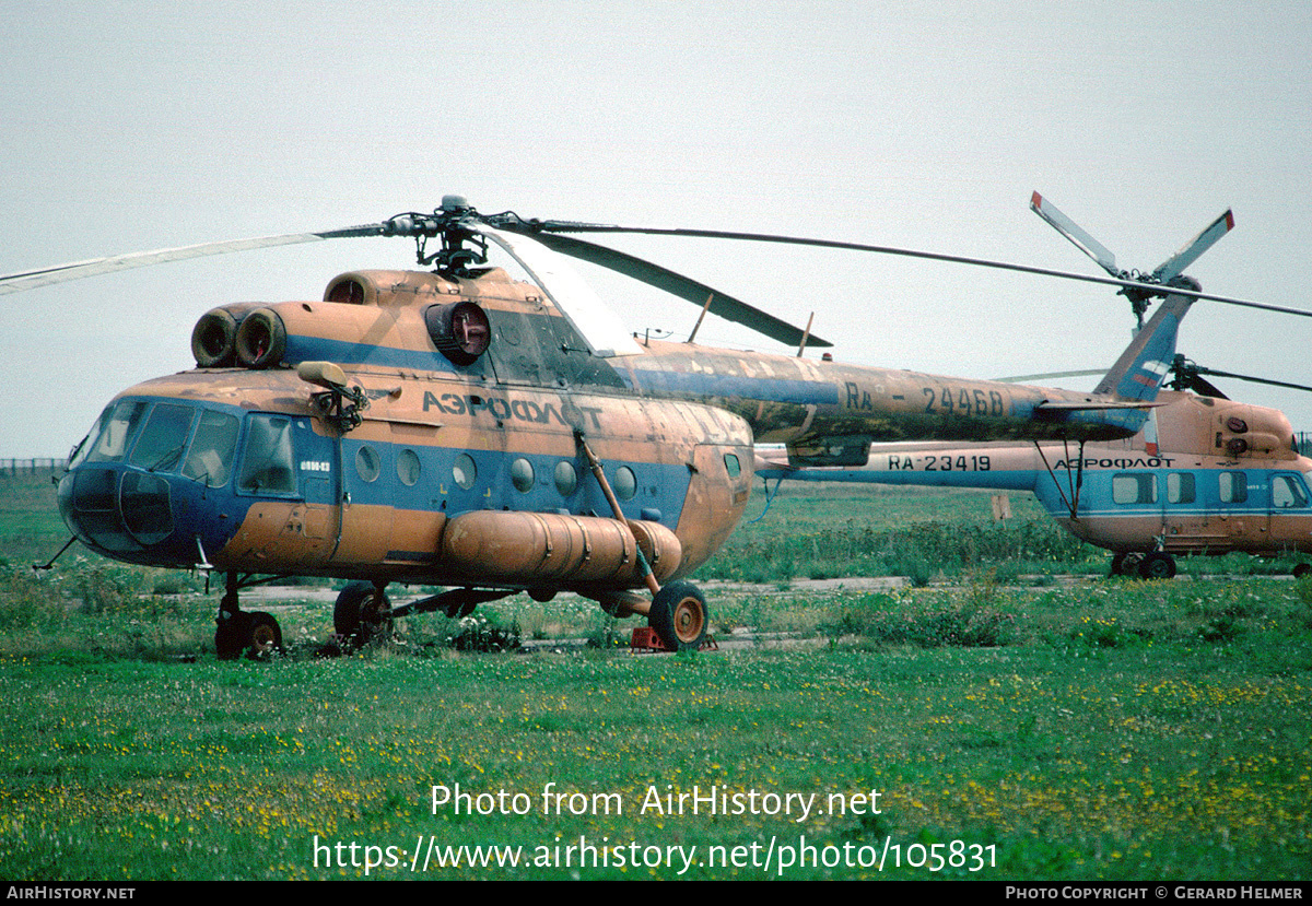 Aircraft Photo of RA-24468 | Mil Mi-8T | Aeroflot | AirHistory.net #105831