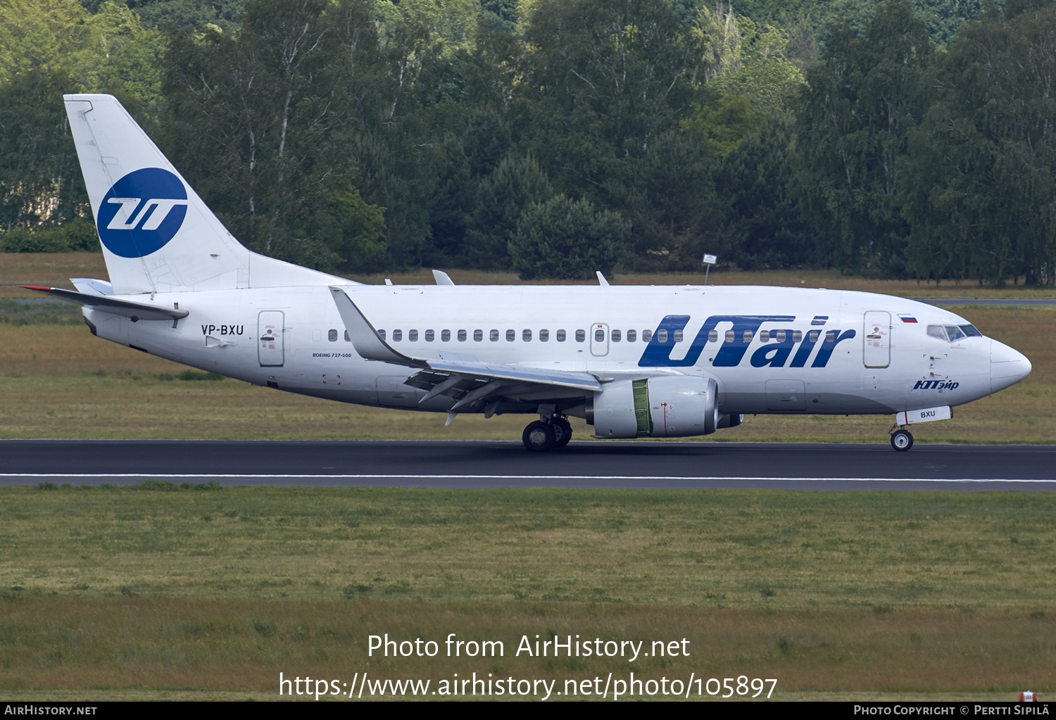 Aircraft Photo of VP-BXU | Boeing 737-524 | UTair | AirHistory.net #105897