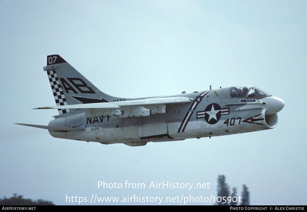 Aircraft Photo of 154375 | LTV A-7B Corsair II | USA - Navy | AirHistory.net #105901