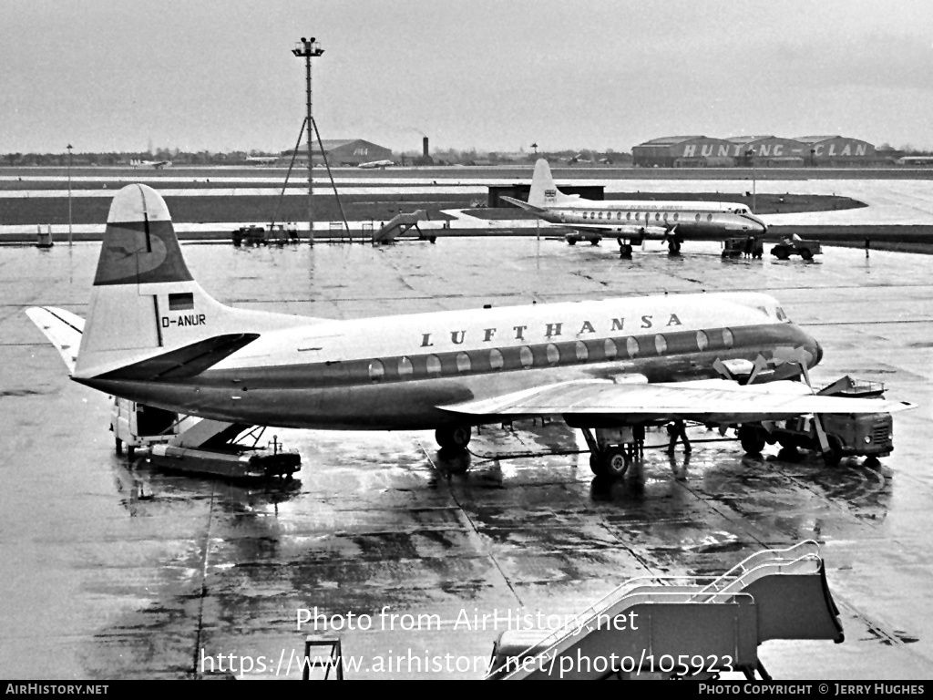 Aircraft Photo of D-ANUR | Vickers 814 Viscount | Lufthansa | AirHistory.net #105923