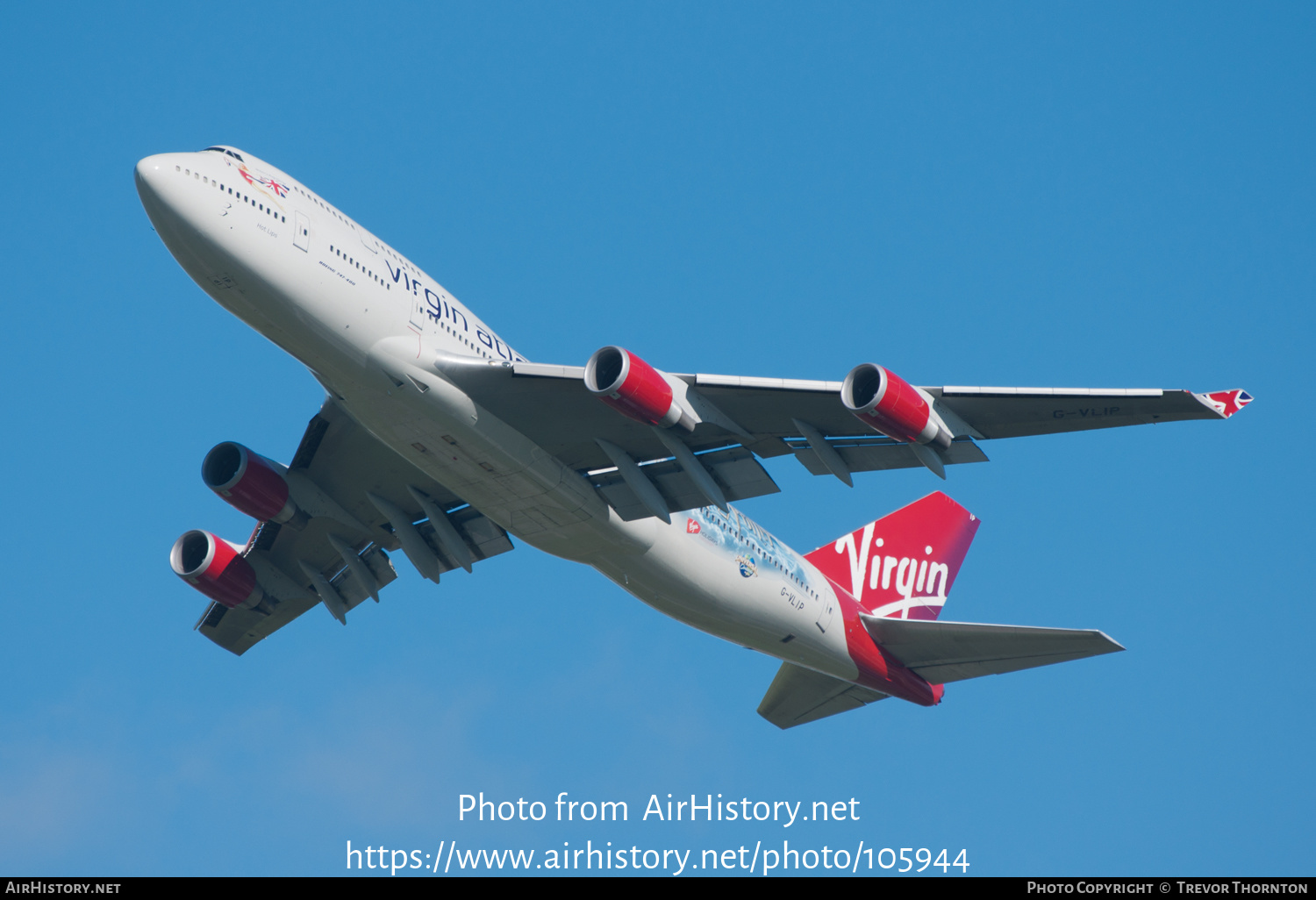 Aircraft Photo of G-VLIP | Boeing 747-443 | Virgin Atlantic Airways | AirHistory.net #105944