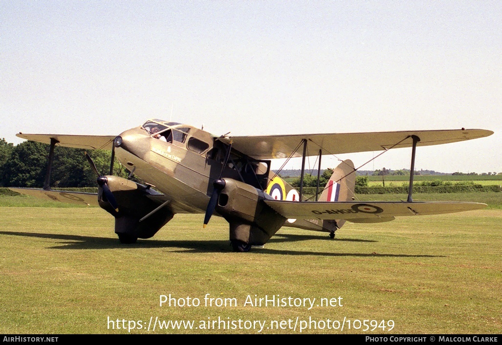 Aircraft Photo of G-AHGD | De Havilland D.H. 89A Dragon Rapide | UK - Air Force | AirHistory.net #105949