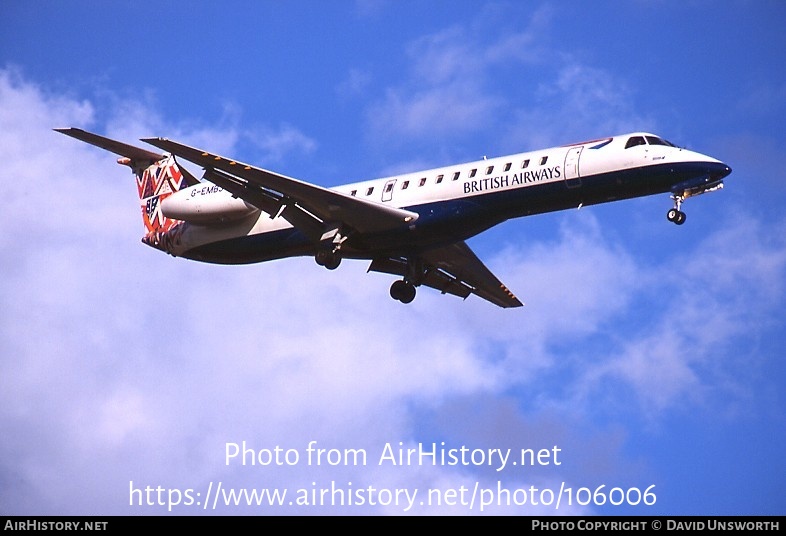 Aircraft Photo of G-EMBJ | Embraer ERJ-145EU (EMB-145EU) | British Airways | AirHistory.net #106006