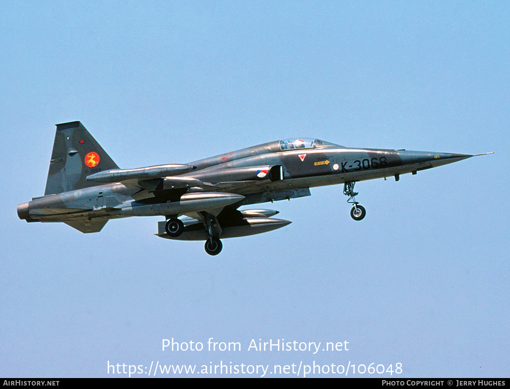 Aircraft Photo of K-3068 | Canadair NF-5A | Netherlands - Air Force | AirHistory.net #106048