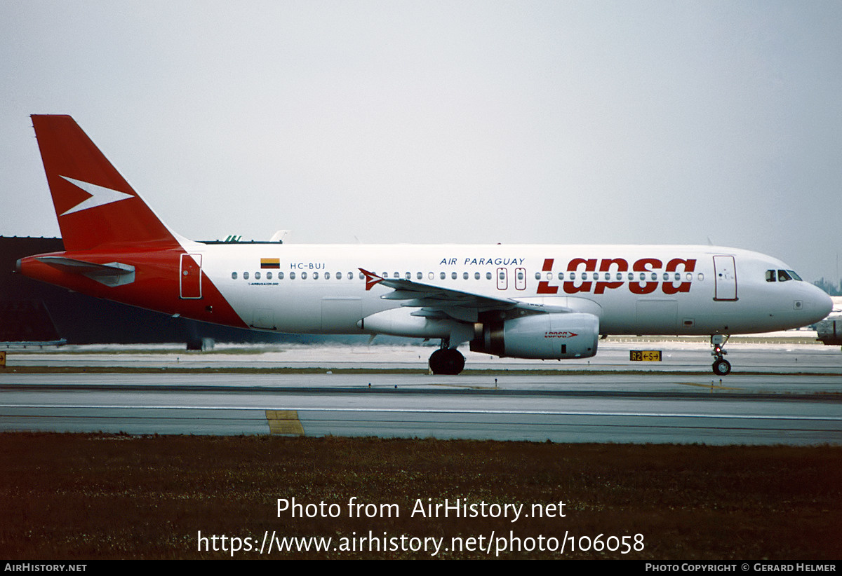 Aircraft Photo of HC-BUJ | Airbus A320-232 | LAPSA - Air Paraguay | AirHistory.net #106058