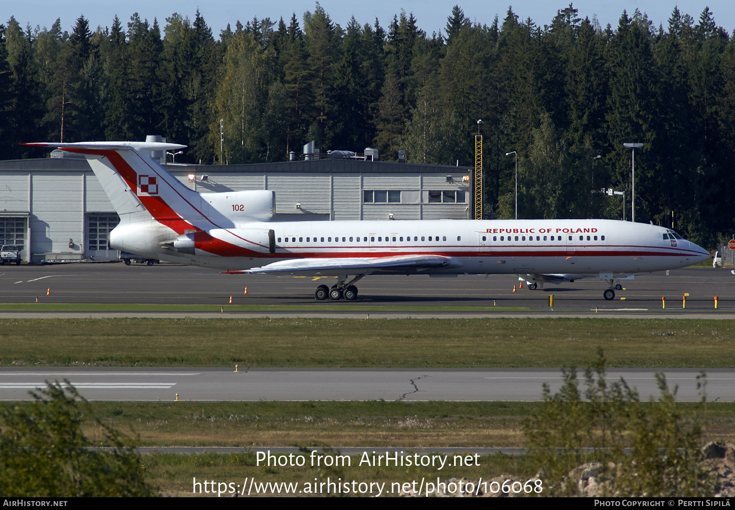 Aircraft Photo of 102 | Tupolev Tu-154M | Poland - Air Force | AirHistory.net #106068