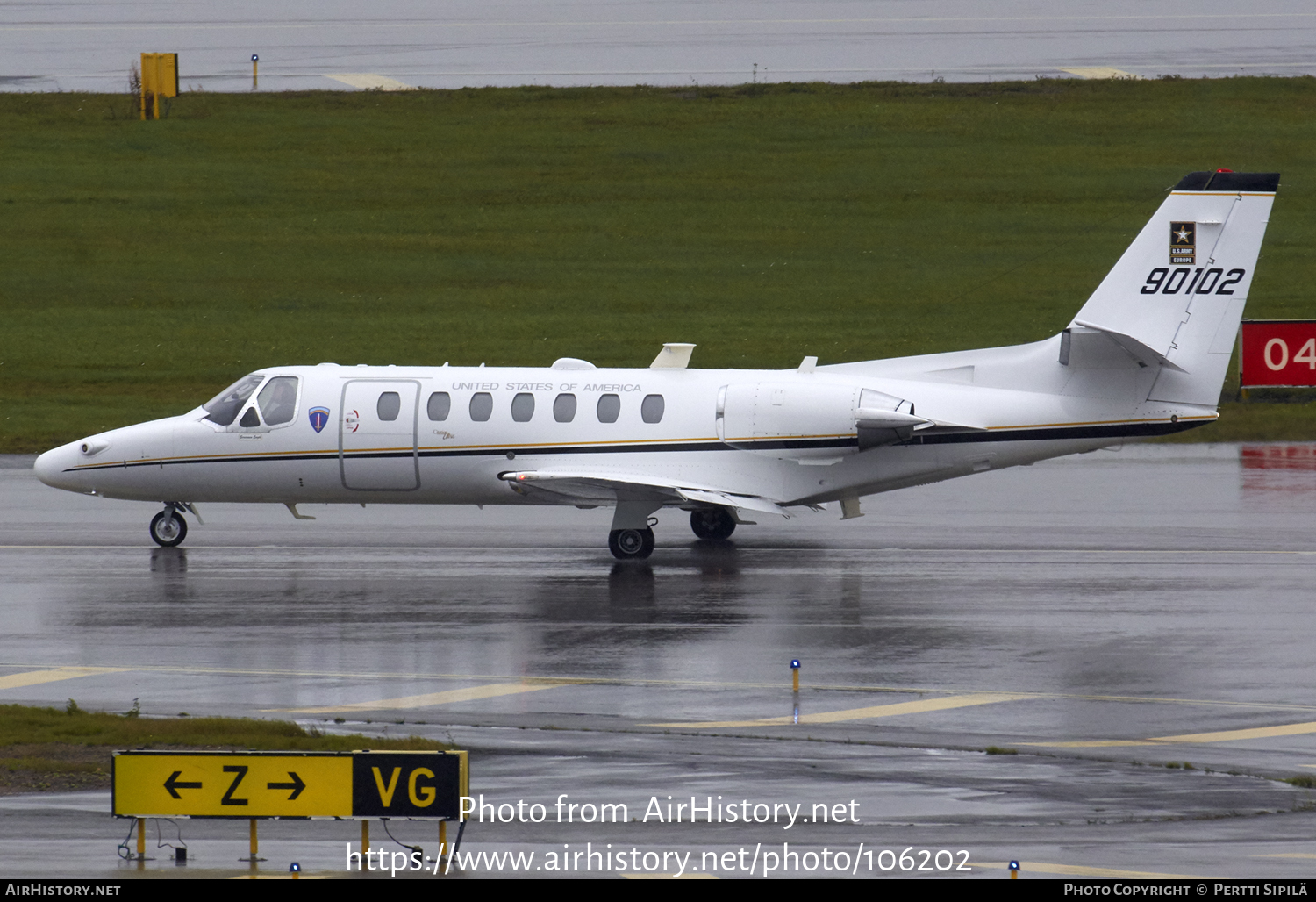 Aircraft Photo of 99-0102 / 90102 | Cessna UC-35A Citation Ultra (560) | USA - Army | AirHistory.net #106202