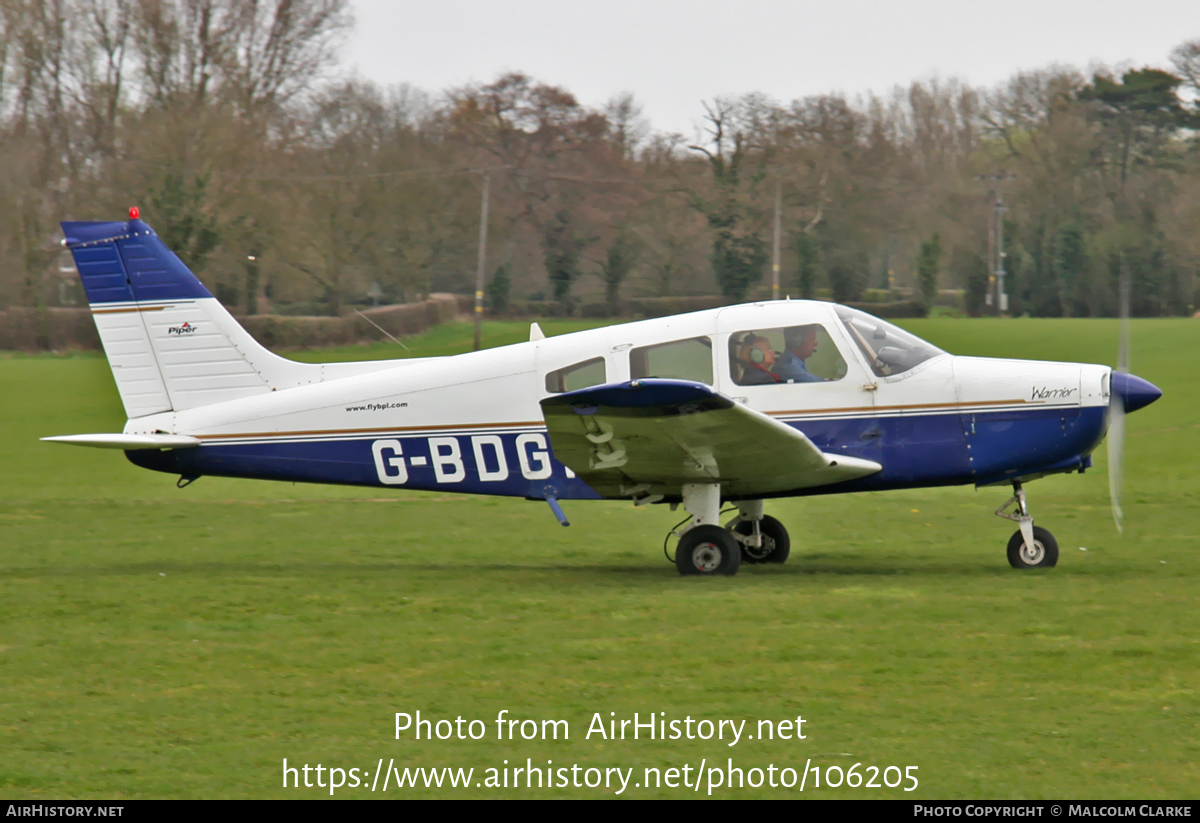 Aircraft Photo of G-BDGM | Piper PA-28-151 Cherokee Warrior | Comed | AirHistory.net #106205