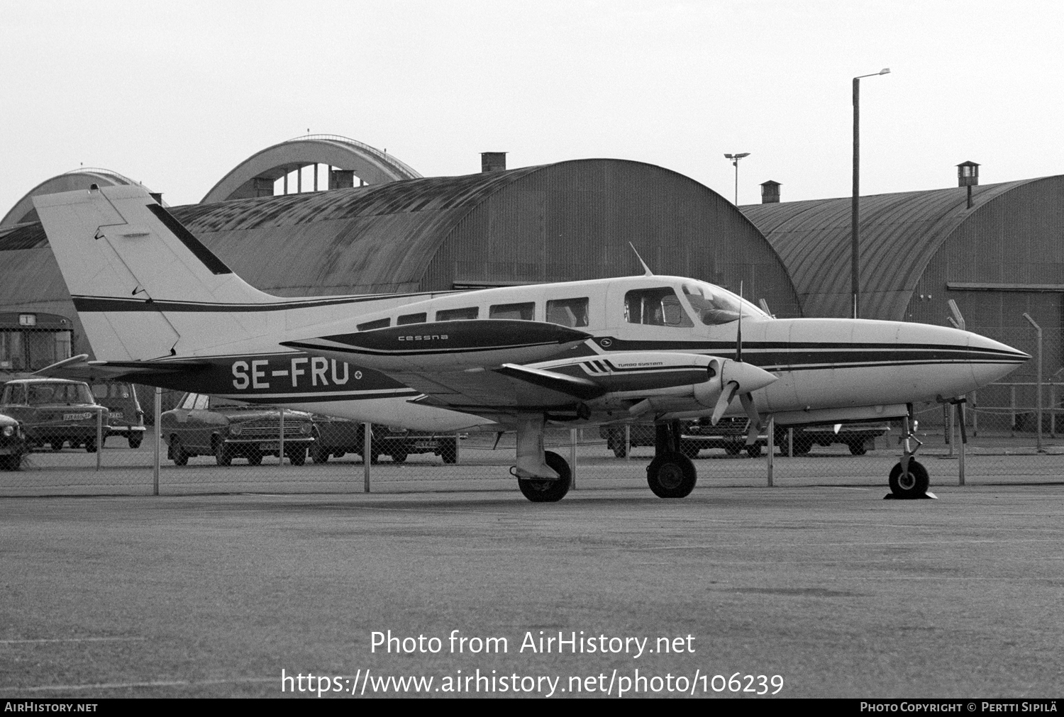 Aircraft Photo of SE-FRU | Cessna 402B Businessliner | AirHistory.net #106239