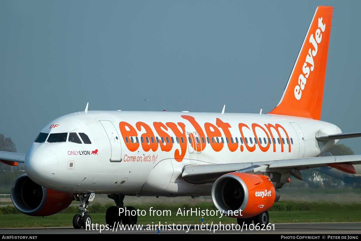 Aircraft Photo of G-EZDF | Airbus A319-111 | EasyJet | AirHistory.net #106261