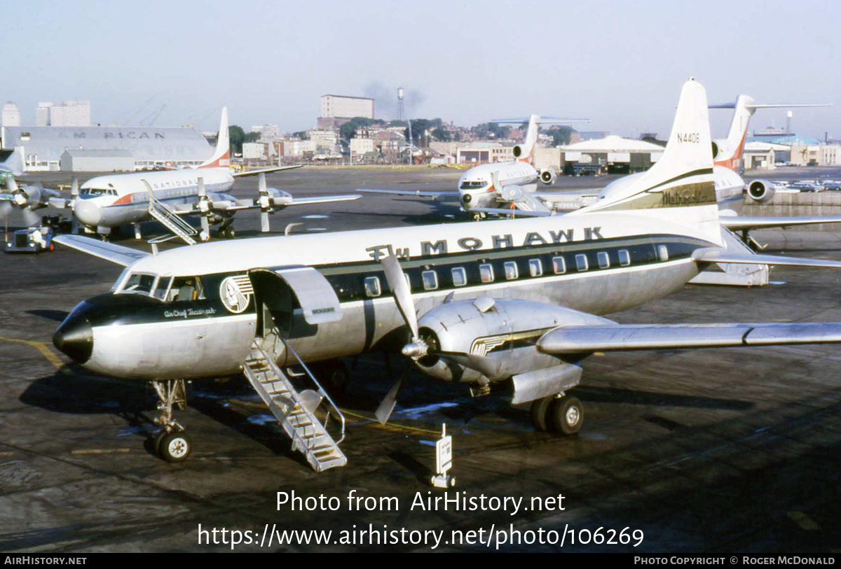 Aircraft Photo of N4406 | Convair 340-48 | Mohawk Airlines | AirHistory.net #106269