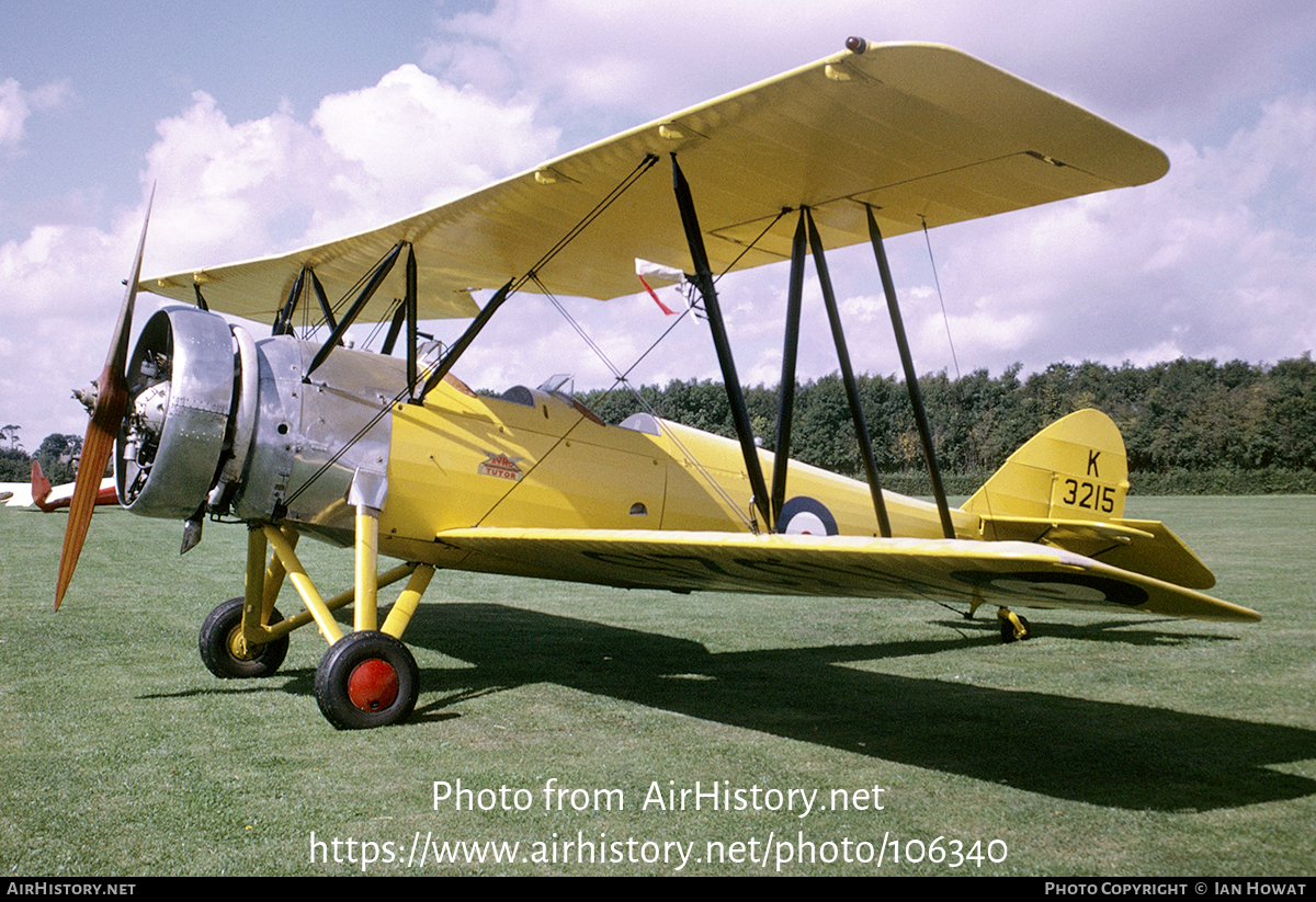 Aircraft Photo of G-AHSA / K3215 | Avro 621 Tutor | UK - Air Force | AirHistory.net #106340