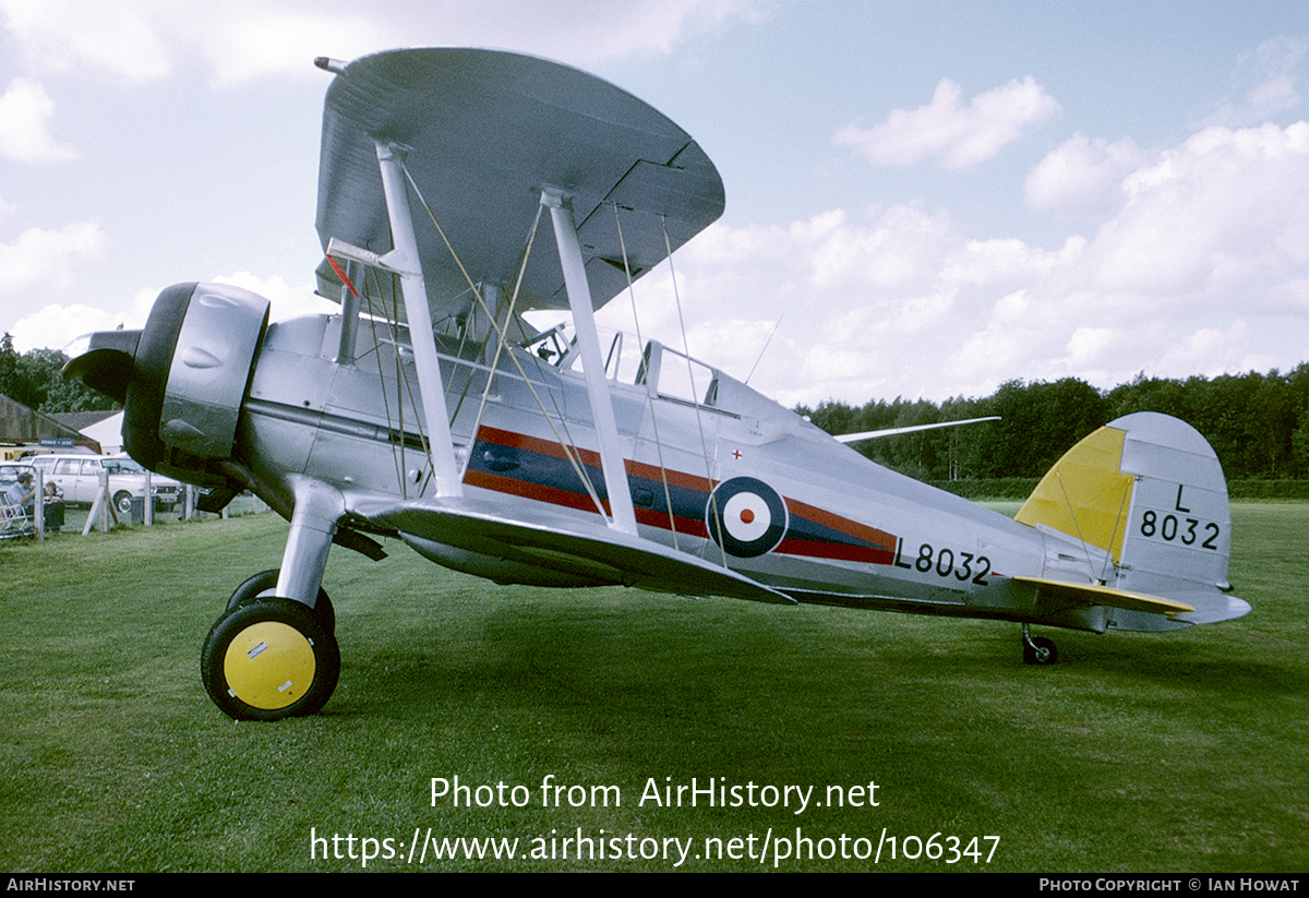 Aircraft Photo of G-AMRK / L8032 | Gloster Gladiator Mk1 | UK - Air Force | AirHistory.net #106347