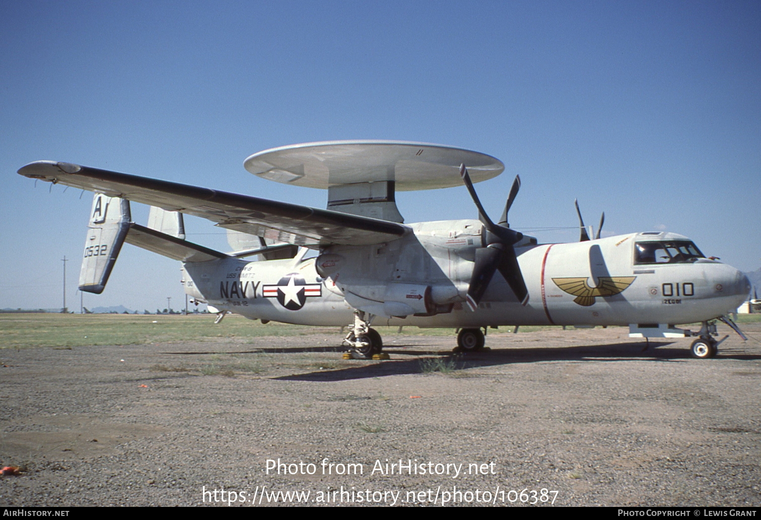 Aircraft Photo of 150532 | Grumman E-2B Hawkeye | USA - Navy | AirHistory.net #106387