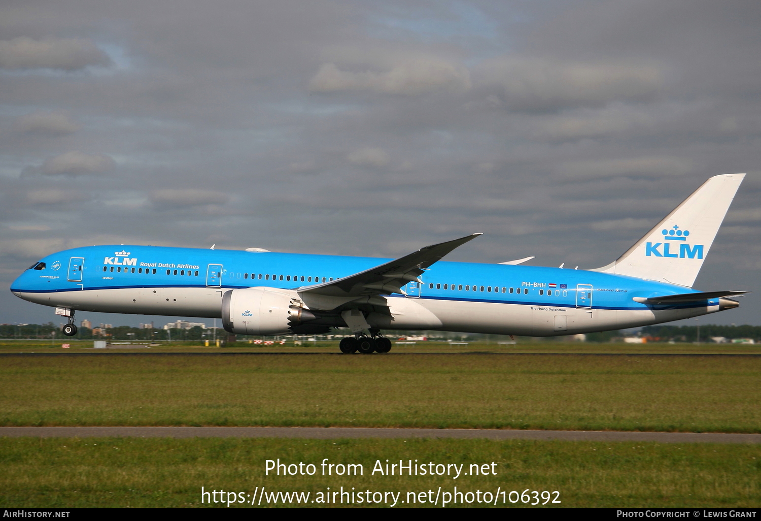 Aircraft Photo of PH-BHH | Boeing 787-9 Dreamliner | KLM - Royal Dutch Airlines | AirHistory.net #106392