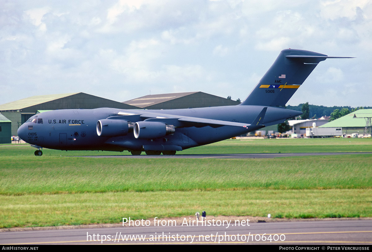 Aircraft Photo of 95-0105 / 50105 | McDonnell Douglas C-17A Globemaster III | USA - Air Force | AirHistory.net #106400