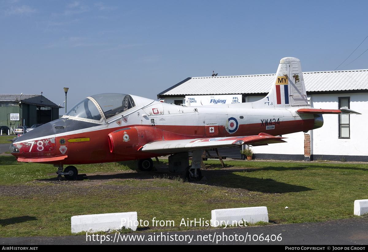 Aircraft Photo of XW434 / 9091M | BAC 84 Jet Provost T5A | UK - Air Force | AirHistory.net #106406