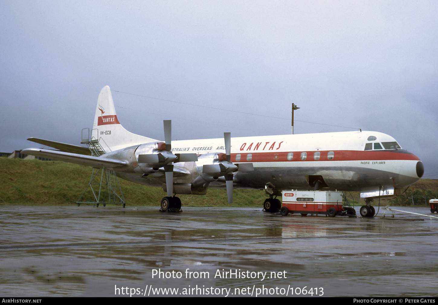 Aircraft Photo of VH-ECB | Lockheed L-188C Electra | Qantas ...