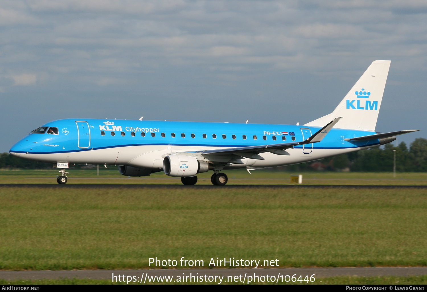 Aircraft Photo of PH-EXJ | Embraer 175STD (ERJ-170-200STD) | KLM Cityhopper | AirHistory.net #106446