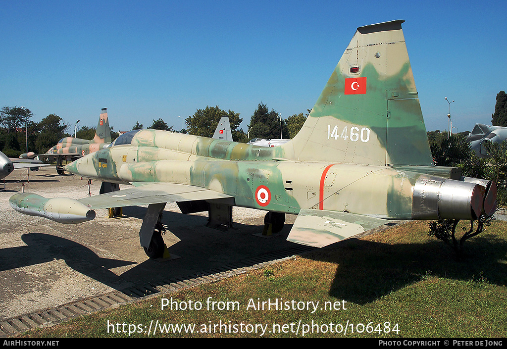 Aircraft Photo of 14460 | Northrop F-5A Freedom Fighter | Turkey - Air Force | AirHistory.net #106484