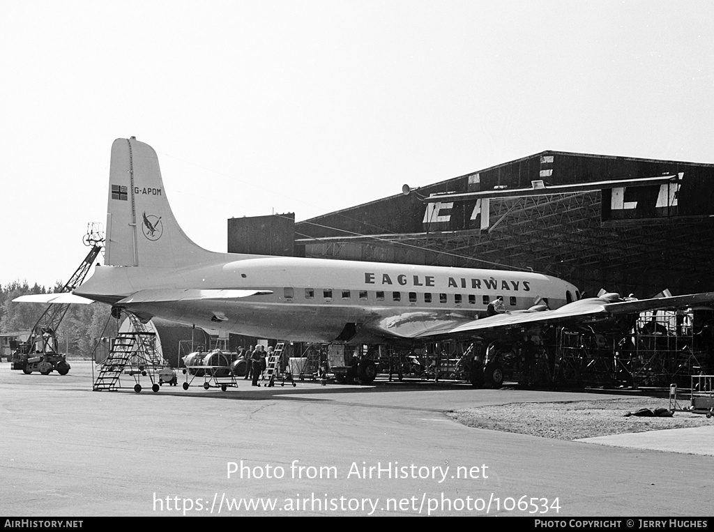 Aircraft Photo of G-APOM | Douglas DC-6A | Eagle Airways | AirHistory.net #106534