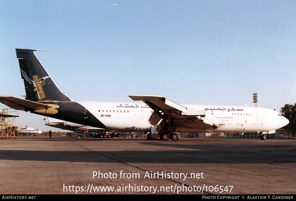 Aircraft Photo of 3D-SGG | Boeing 707-336C | Air Gulf Falcon | AirHistory.net #106547