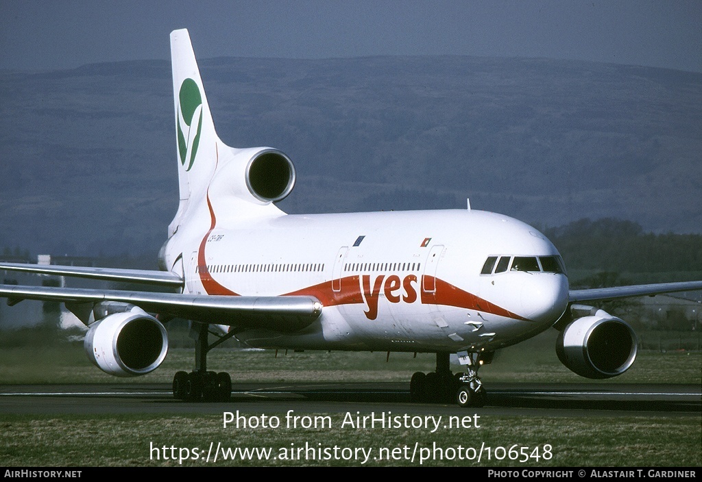 Aircraft Photo of CS-TMR | Lockheed L-1011-385-3 TriStar 500 | Yes Linhas Aéreas Charter | AirHistory.net #106548