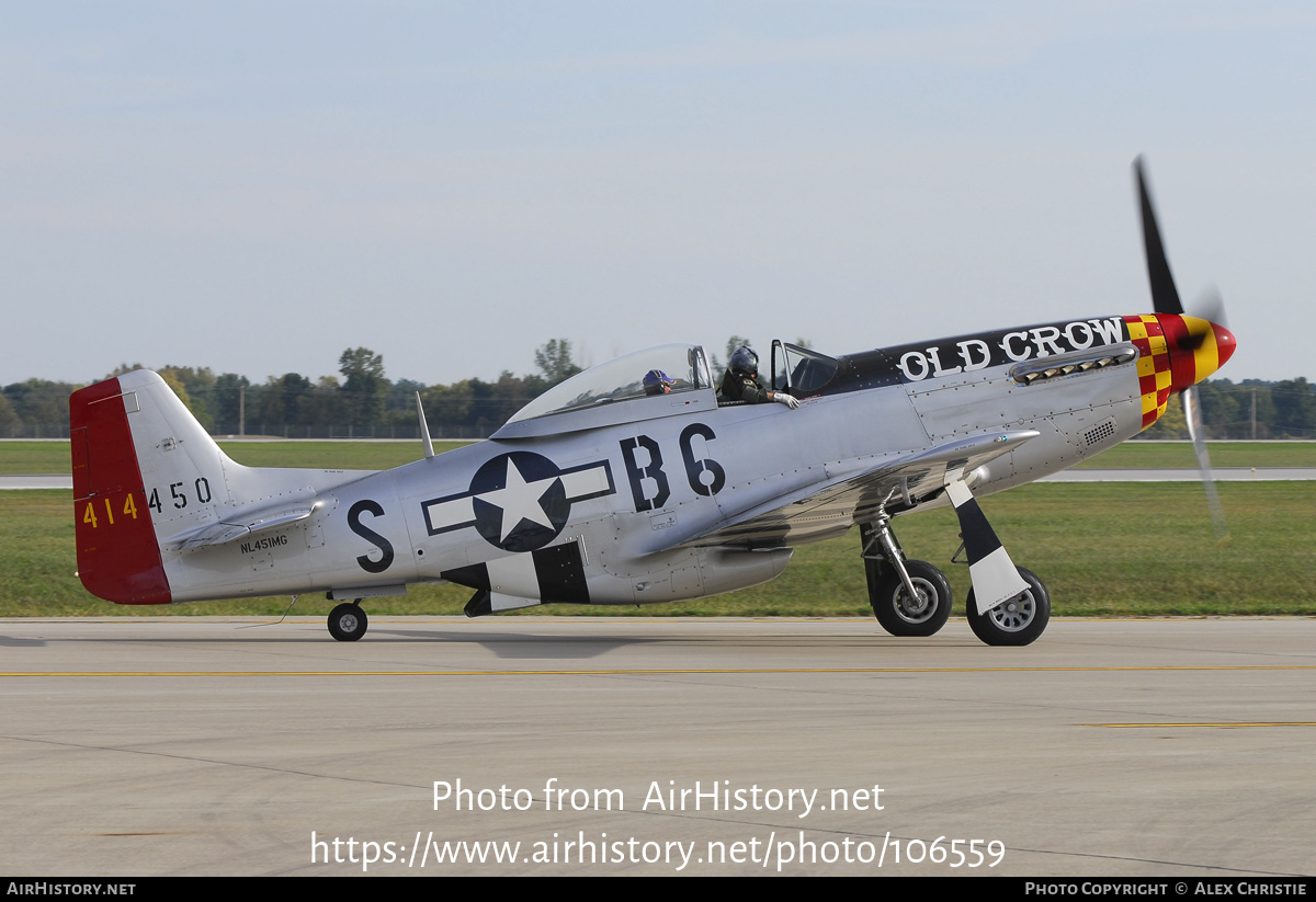 Aircraft Photo of N451MG / NL451MG / 414450 | North American P-51D Mustang | USA - Air Force | AirHistory.net #106559