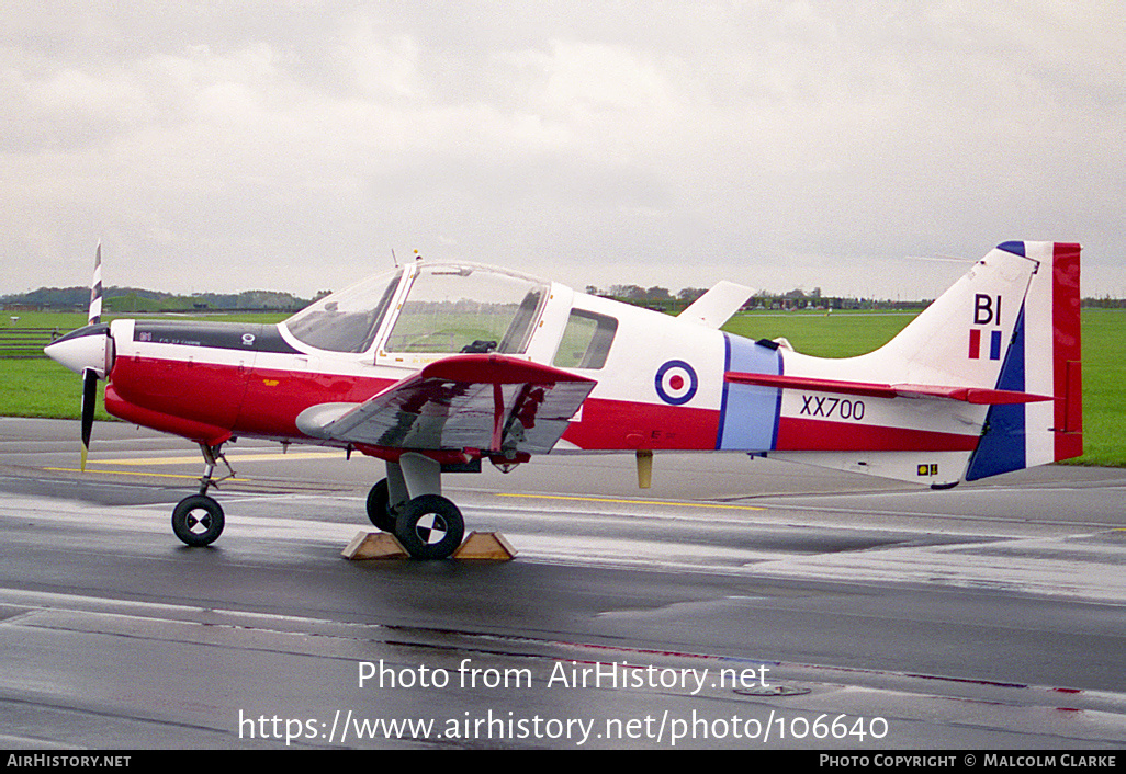 Aircraft Photo of XX700 | Scottish Aviation Bulldog T1 | UK - Air Force | AirHistory.net #106640