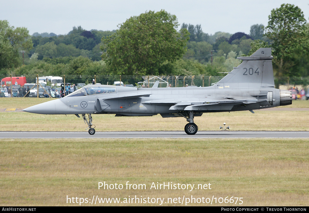 Aircraft Photo of 39204 | Saab JAS 39A Gripen | Sweden - Air Force | AirHistory.net #106675