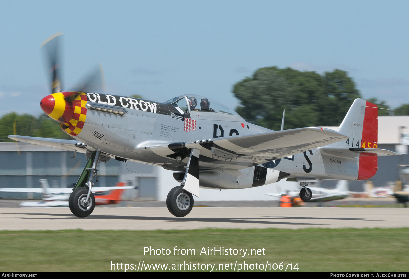 Aircraft Photo of N451MG / NL451MG / 414450 | North American P-51D Mustang | USA - Air Force | AirHistory.net #106714