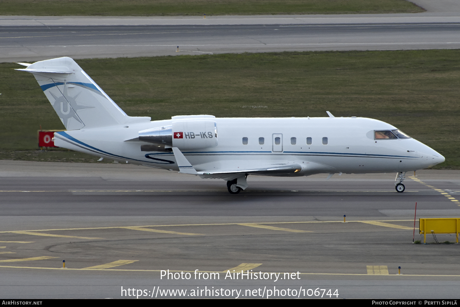 Aircraft Photo of HB-IKS | Canadair Challenger 601-3A (CL-600-2B16) | AirHistory.net #106744