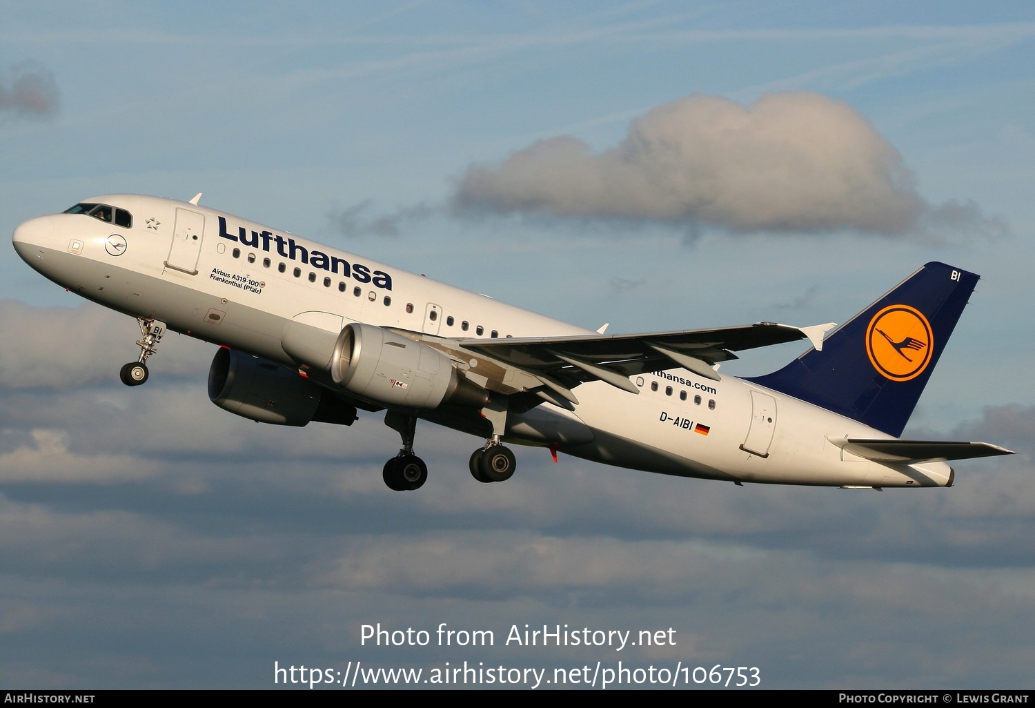 Aircraft Photo of D-AIBI | Airbus A319-112 | Lufthansa | AirHistory.net #106753