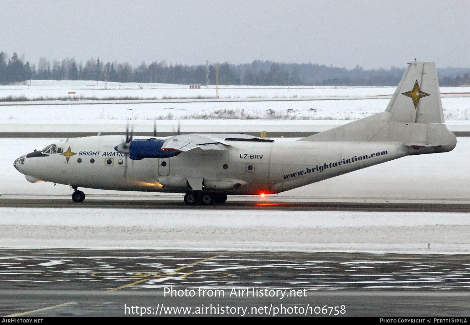 Aircraft Photo of LZ-BRV | Antonov An-12B | Bright Aviation Services | AirHistory.net #106758