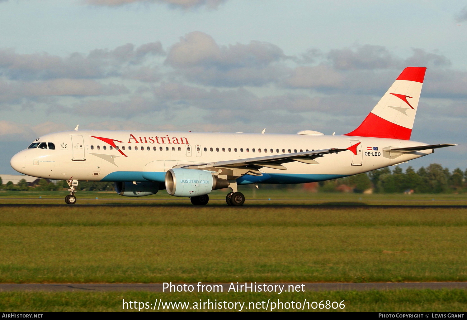 Aircraft Photo of OE-LBO | Airbus A320-214 | Austrian Airlines | AirHistory.net #106806